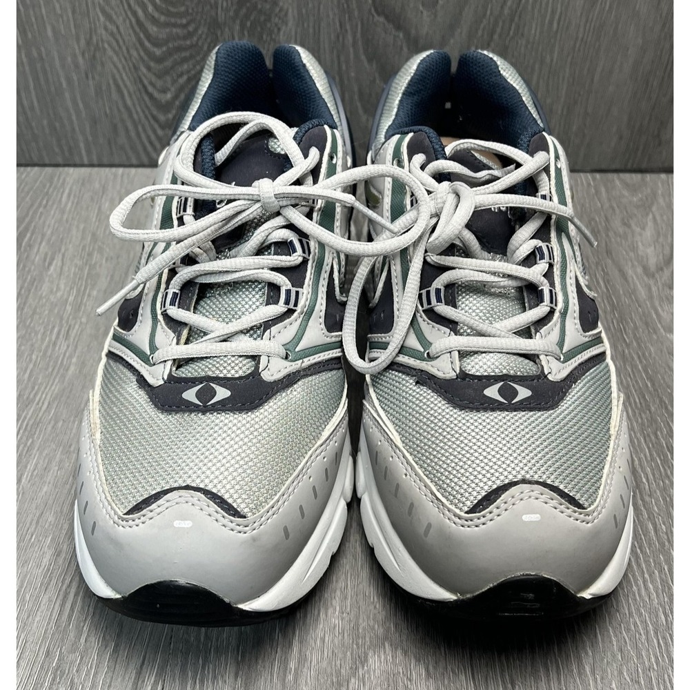 Apex X532 Vtg Style Mens Shoes 8.5 X-Wide Gray Navy Slip Resistant Walking - Picture 2 of 9
